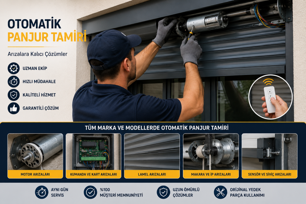 Cevizlibağ Pimapen Panjur Tamiri